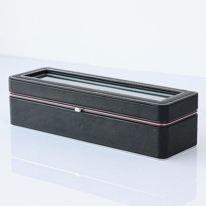 6 Slots Watches Storage Box Fashion for Necklace Bracelet Earrings Men Women