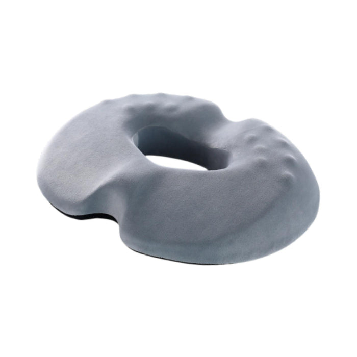 Crofta Donut Pillow Seat Cushion for Long Term Sitting Non Slip for Car Sitting Pad Female Gray