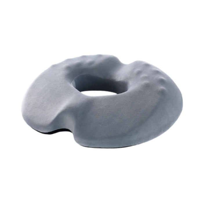 Crofta Donut Pillow Seat Cushion for Long Term Sitting Non Slip for Car Sitting Pad Female Gray