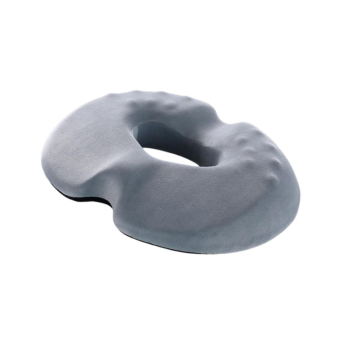 Crofta Donut Pillow Seat Cushion for Long Term Sitting Non Slip for Car Sitting Pad Female Gray