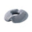 Crofta Donut Pillow Seat Cushion for Long Term Sitting Non Slip for Car Sitting Pad Female Gray