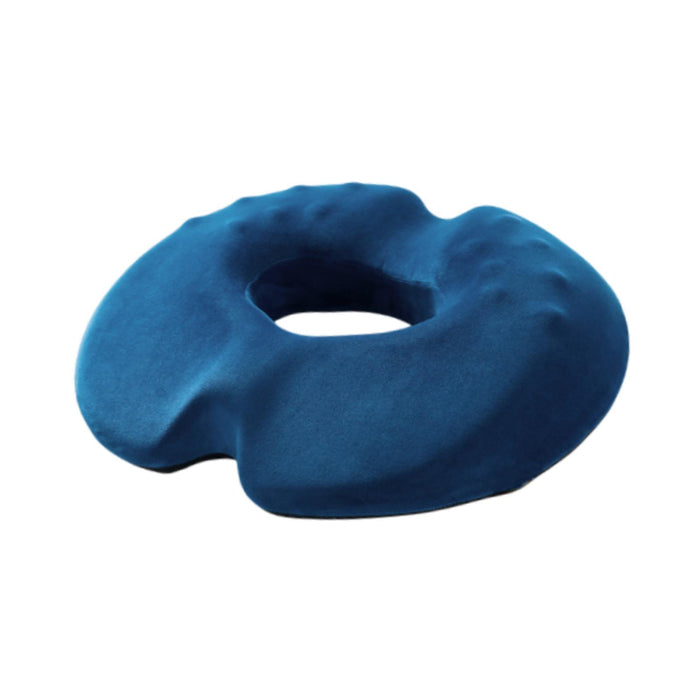 Crofta Donut Pillow Seat Cushion for Long Term Sitting Non Slip for Car Sitting Pad Female Blue