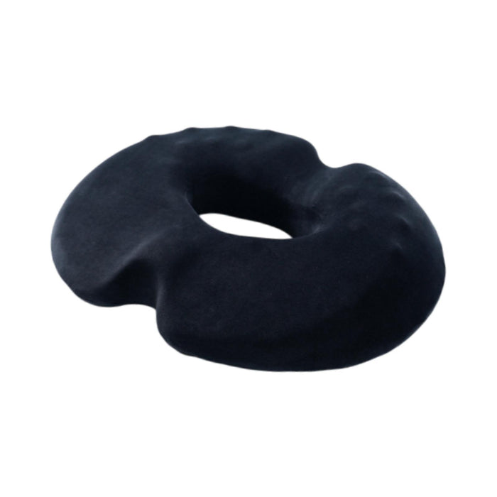 Crofta Donut Pillow Seat Cushion for Long Term Sitting Non Slip for Car Sitting Pad Female Black