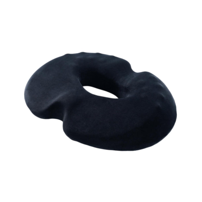 Crofta Donut Pillow Seat Cushion for Long Term Sitting Non Slip for Car Sitting Pad Female Black