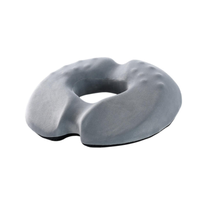 Crofta Donut Pillow Seat Cushion for Long Term Sitting Non Slip for Car Sitting Pad Male Gray