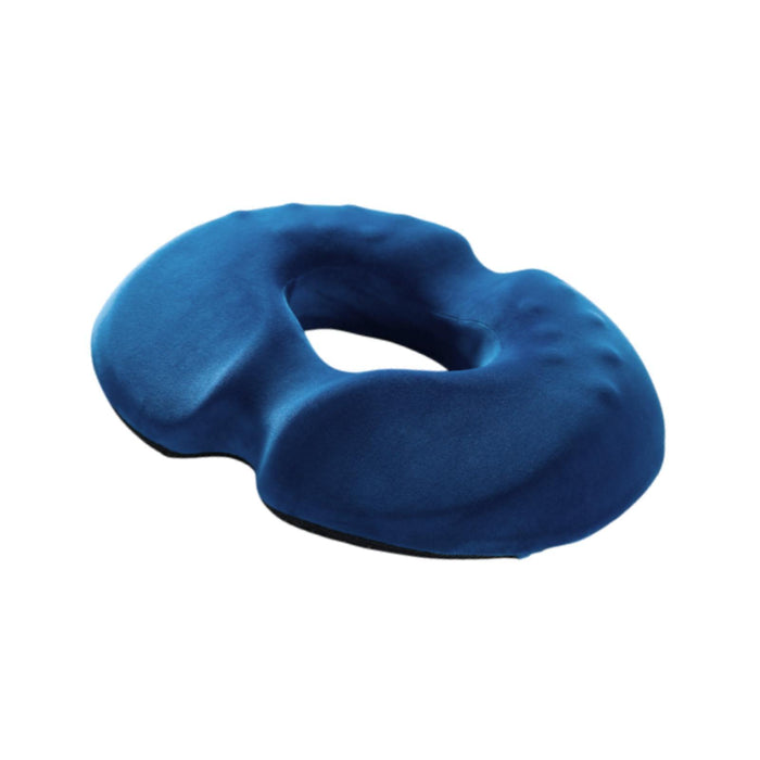 Crofta Donut Pillow Seat Cushion for Long Term Sitting Non Slip for Car Sitting Pad Male Blue