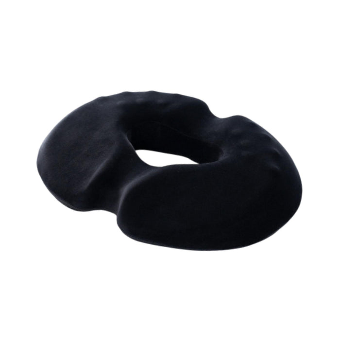 Crofta Donut Pillow Seat Cushion for Long Term Sitting Non Slip for Car Sitting Pad Male Black