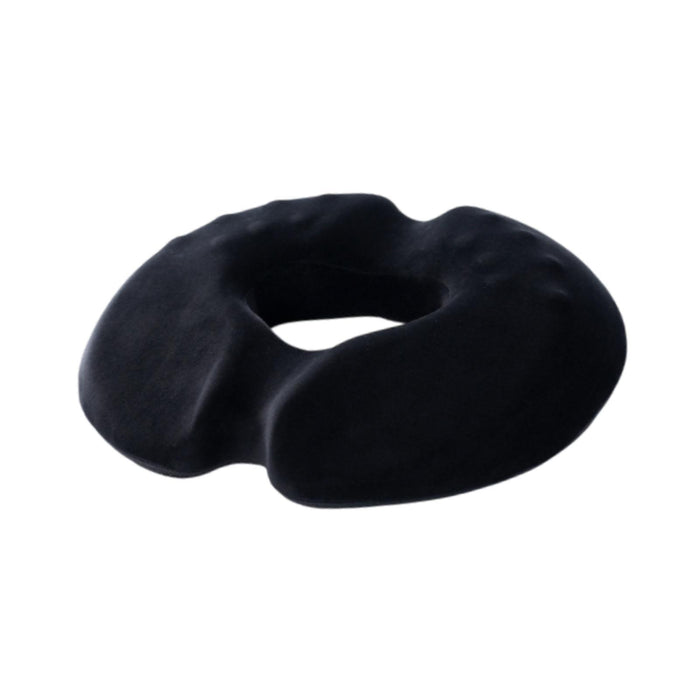 Crofta Donut Pillow Seat Cushion for Long Term Sitting Non Slip for Car Sitting Pad Male Black