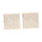 2x Wooden Wall Art Decor Wall Decoration for Bathroom Background Dining Room Beige