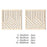 2x Wooden Wall Art Decor Wall Decoration for Bathroom Background Dining Room Beige