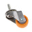 1Pcs Heavy Duty Swivel Castor Wheels Trolley Furniture Caster 1inch Orange