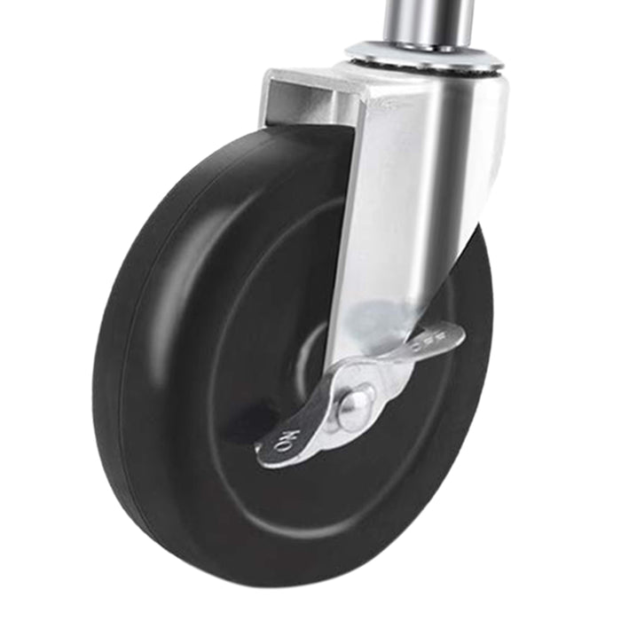 Swivel Door Gate Caster Heavy Duty Hard Rubber Gate Wheel Suspension 4 in