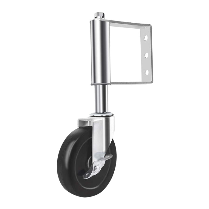 Swivel Door Gate Caster Heavy Duty Hard Rubber Gate Wheel Suspension 4 in