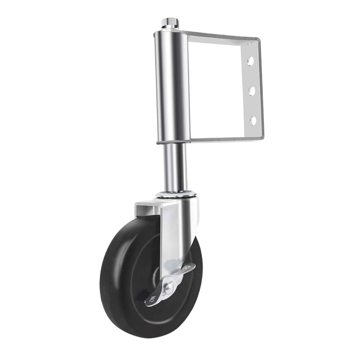 Swivel Door Gate Caster Heavy Duty Hard Rubber Gate Wheel Suspension 4 in