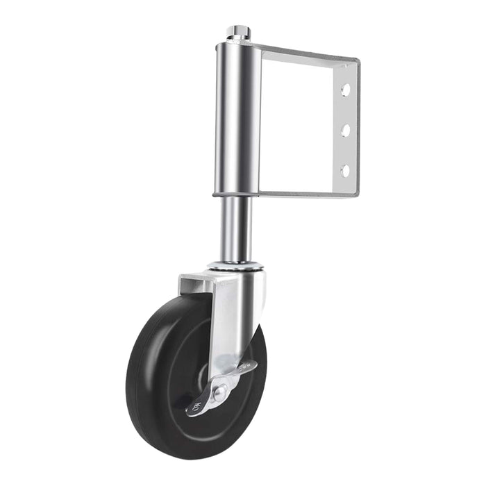 Swivel Door Gate Caster Heavy Duty Hard Rubber Gate Wheel Suspension 4 in