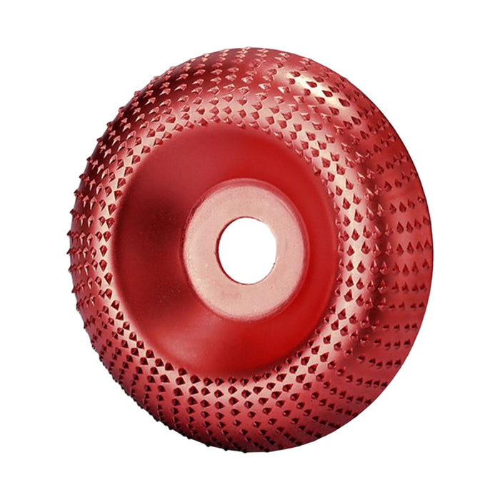 Wood Grinding Wheel Durable Woodworking Tool Sanding Disc for Ceramics Glass Red