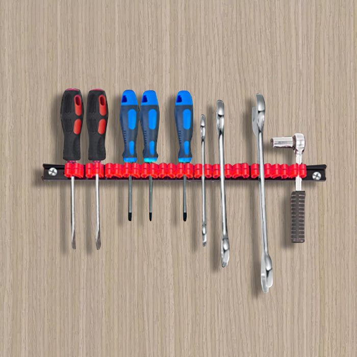 Wrench Screwdriver Tools Organizer Rack Home Organization Tools Storage Rack Red