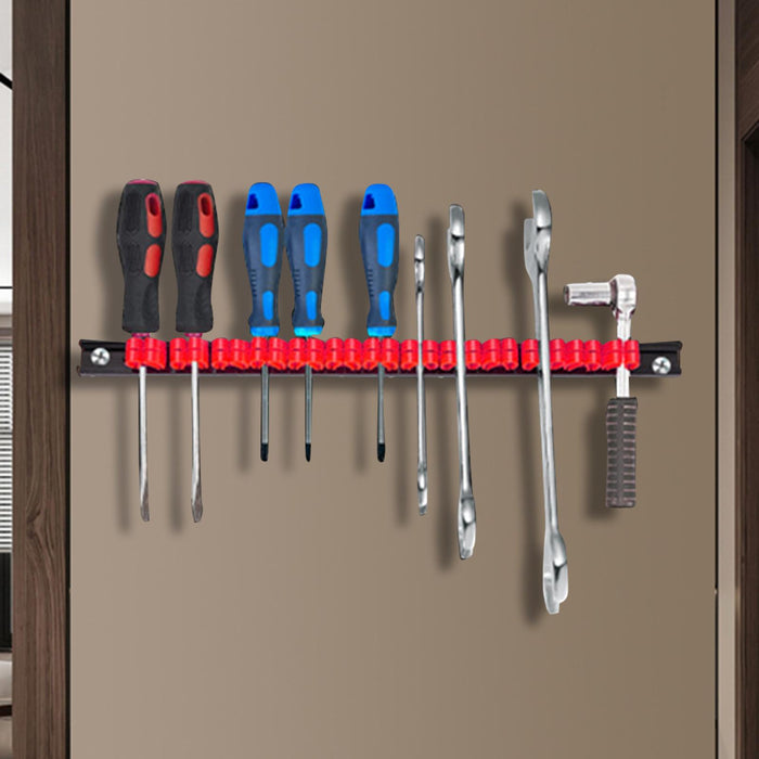 Wrench Screwdriver Tools Organizer Rack Home Organization Tools Storage Rack Red