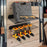 Wall Mount Power Tool Organizer Floating Tool Rack Accessories for Tool Room Set of 2Pcs