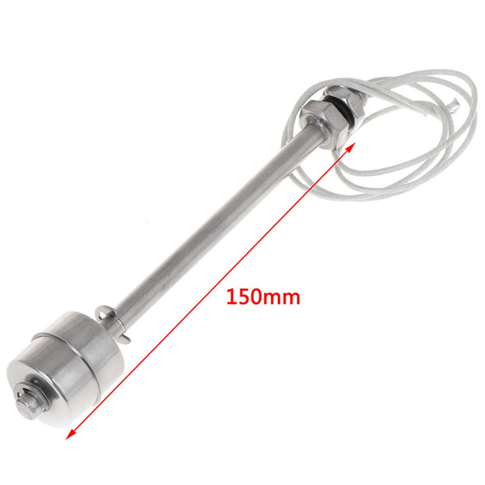 Stainless Steel Float Switch High Performance Tank Liquid Water Level Sensor 150mm