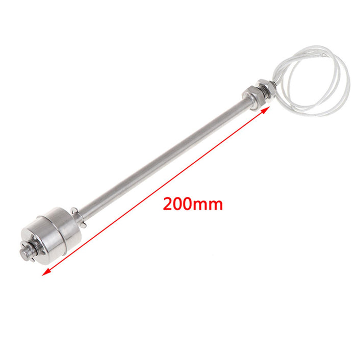 Stainless Steel Float Switch High Performance Tank Liquid Water Level Sensor 200mm