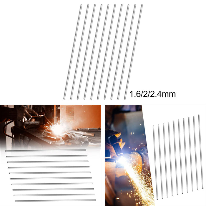 10Pcs Welding Rod Durable for Air Conditioners Metal Welding Stainless Steel 1.6mm