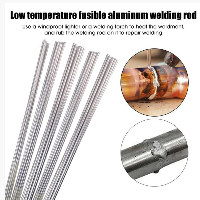 10Pcs Welding Rod Durable for Air Conditioners Metal Welding Stainless Steel 1.6mm