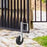 Spring Loaded Gate Wheel Support Gate Caster for Gate Yard Fence Residential 4inch Silver