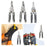 Wire Strippers Professional Electricians Multifunctional Wire Strippings Tool Split Wire Strippers