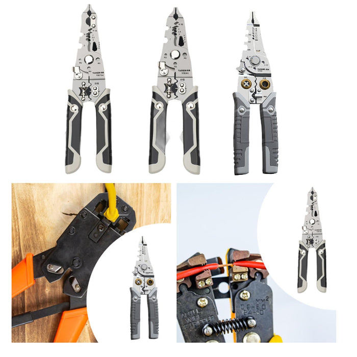 Wire Strippers Professional Electricians Multifunctional Wire Strippings Tool Split Wire Strippers