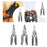 Wire Strippers Professional Electricians Multifunctional Wire Strippings Tool Split Wire Strippers