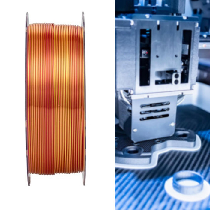 3D Printing Pla Filament Easy Use 1.75mm dimensional Accuracy High Precision Gold and Red