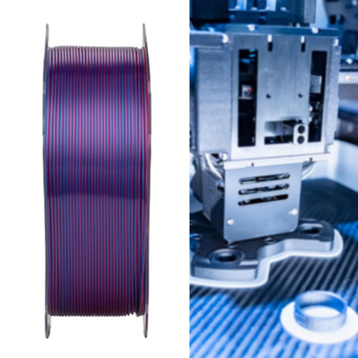 3D Printing Pla Filament Easy Use 1.75mm dimensional Accuracy High Precision Blue and Red