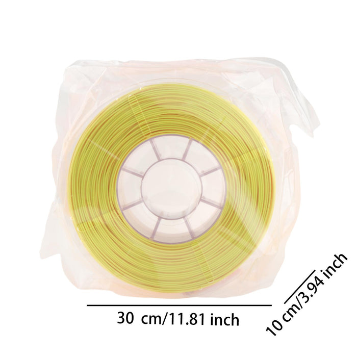 3D Printing Pla Filament Easy Use 1.75mm dimensional Accuracy High Precision Yellow and Pink