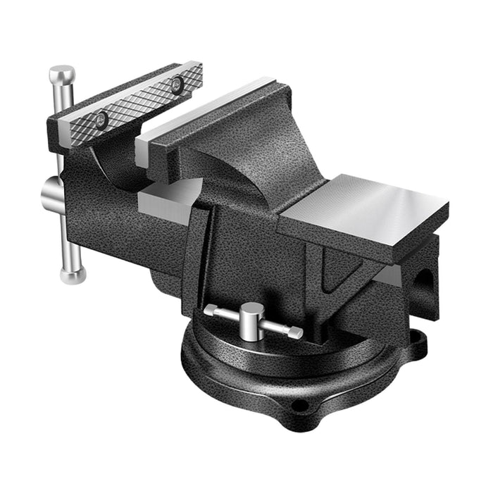 3" Table Vise Bench Vise for Cutting Conduit Sturdy 360° Swivel Locking Base