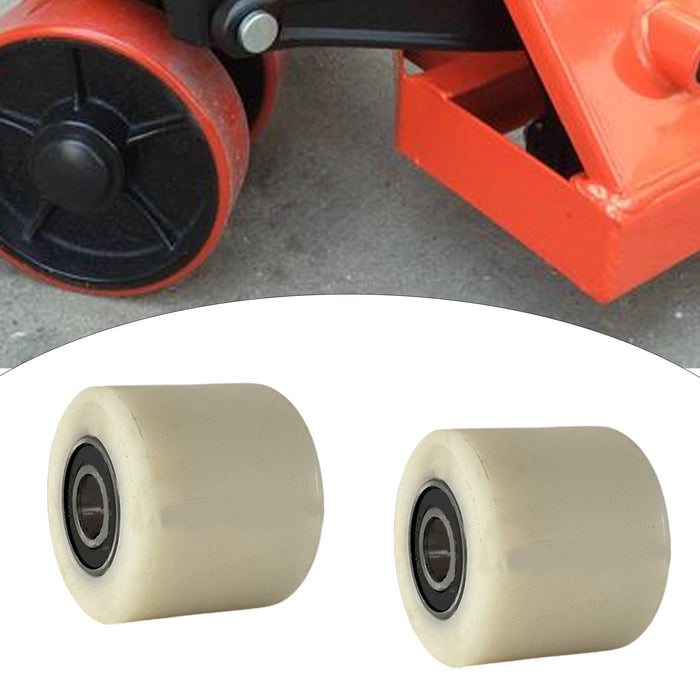 2x Load Roller Wheel 80mmx70mm Professional Forklift Parts Truck Load Wheels