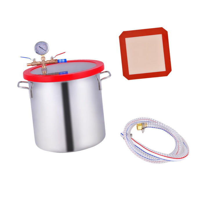 Vacuum Degassing Chamber 5 Gallon Vacuum Pot for Degassing Epoxies Silicones