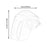 2x Welding Face Mask Adjustable Face Mask for Grinding and Cutting White