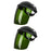 2x Welding Face Mask Adjustable Face Mask for Grinding and Cutting Green