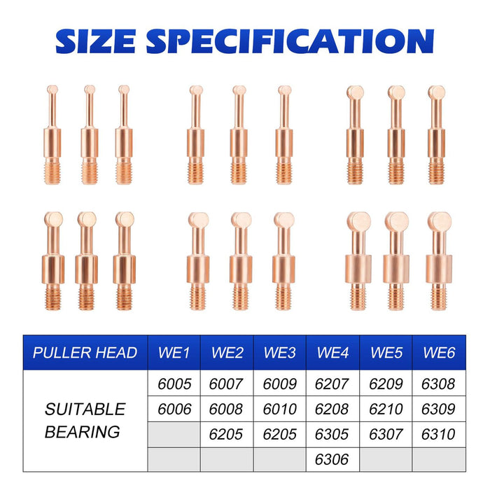 36 in 1 Bearing Puller Set Repair Sturdy for Motorcycle Mechanical Equipment