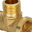 Tee Pipe Fitting Brass Home for Sprinkler Pipe Plumbing Water Pipe Connector Style B