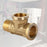 Tee Pipe Fitting Brass Home for Sprinkler Pipe Plumbing Water Pipe Connector Style D