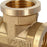 Tee Pipe Fitting Brass Home for Sprinkler Pipe Plumbing Water Pipe Connector Style D