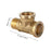 Tee Pipe Fitting Brass Home for Sprinkler Pipe Plumbing Water Pipe Connector Style D