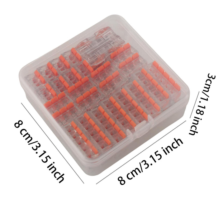 28 Pieces Compact Splicing Connector Assortment Premium with Case Lever Nuts