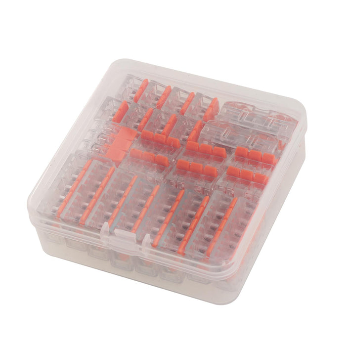 28 Pieces Compact Splicing Connector Assortment Premium with Case Lever Nuts