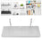 Pegboard Shelf Sturdy Wall Mount Storage Rack for Workbench Nursery Workshop 17cmx7.5cm