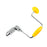 Swing Bit Brace Wood Plastic Acrylic Punching Professional Manual Hand Drill Yellow