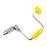 Swing Bit Brace Wood Plastic Acrylic Punching Professional Manual Hand Drill Yellow