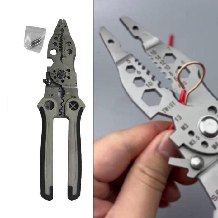 Wire Stripper Tool Electricians Multifunctional Wiring Tool Wire Pliers Tool With Accessories